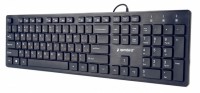 Клавиатура Gembird KB-MCH-03-RU тонкая, мультимедийная, USB, Black