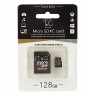 Карта памяти microSDXC, 128Gb, Class10 UHS-3, T G, SD адаптер (TG-128GBSD10U3-01