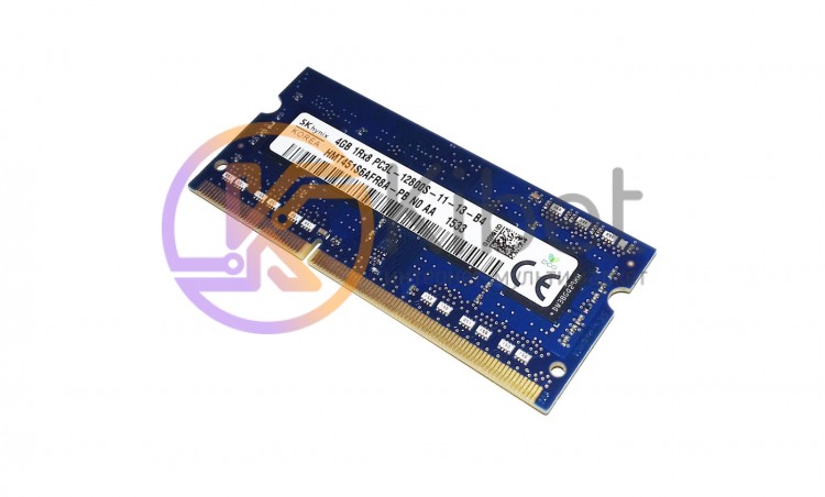 Модуль памяти SO-DIMM 4Gb, DDR3, 1600 MHz (PC3-12800), Hynix, 1.5V (HMT451S6AFR8