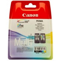 Комплект картриджей Canon PG-510 + CL-511, OEM (2970B010)