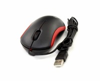 Мышь Frime FM-010 Black Red, Optical, USB, 1000 dpi