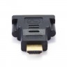 Переходник HDMI- DVI, F M Cablexpert A-HDMI-DVI-3 позол. контакты