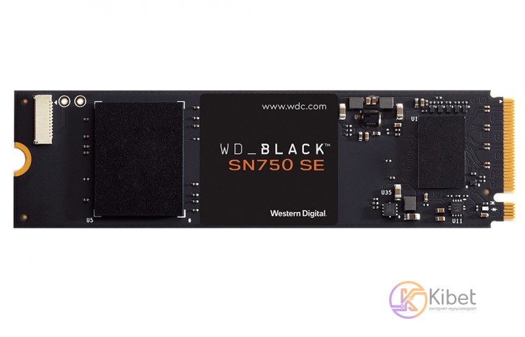 Твердотельный накопитель M.2 1Tb, Western Digital Black SN750 SE, PCI-E 4x, 3D T