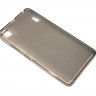 Накладка силиконовая для смартфона Lenovo A7000 K3 Note Dark Transparent