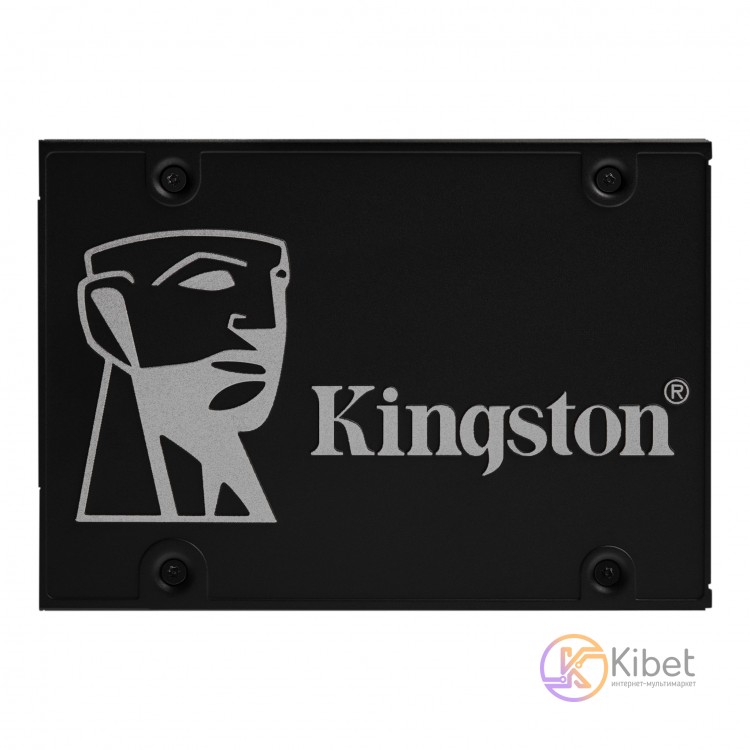 Твердотельный накопитель 512Gb, Kingston KC600, SATA3, 2.5', 3D TLC, 550 520 MB