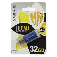 USB 3.0 Флеш накопитель 32Gb Hi-Rali Rocket series Blue, HI-32GB3VCBL