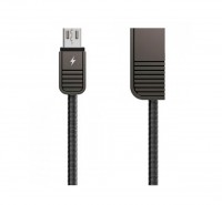 Кабель USB - microUSB, Remax Linyo, Black, 1 м (RC-088m)