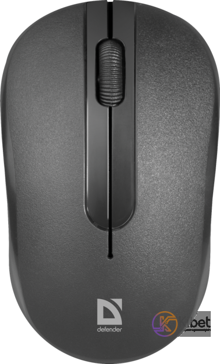 Мышь беспроводная Defender Datum MM-285, Black, USB, оптическая, 1600 dpi, 3 кно