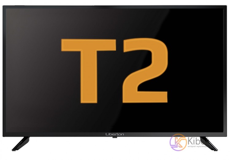 Телевизор 32' Liberton 32TP1HDT, LED, HD, 1366x768, 60 Гц, DVB-T2 С, 3xHDMI, USB