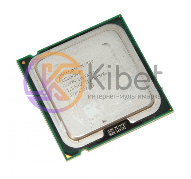 Процессор LGA 775 Intel Celeron 430, Tray, 1x1,8GHz, FSB 800MHz, L2 512Kb, Conro