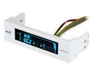 Контроль охлаждения Aerocool Cool TOUCH-R White, 5.25', LCD, сенсорный, 7 цветов