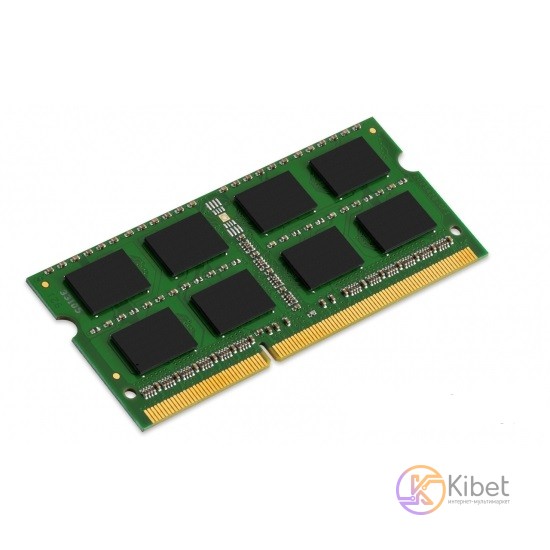Модуль памяти SO-DIMM, DDR3, 4Gb, 1600 MHz, Kingston, 1.35V (KVR16LS11 4)