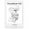 Электронная книга 6' PocketBook 606 White (PB606-D-CIS) E-Ink Carta, 1024х758, 8