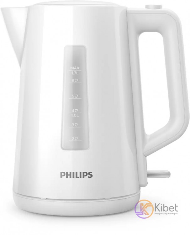 Чайник Philips HD9318 00 White, 2200W, 1.7 л, нагревательный элемент дисковый, и