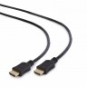 Кабель HDMI - HDMI 1 м Cablexpert Black, V1.4, позолоченные коннекторы (CC-HDMI4