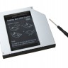 Шасси для ноутбука Maiwo, Black, 12.7 мм, для IDE 2.5', алюминиевый корпус (NSTO