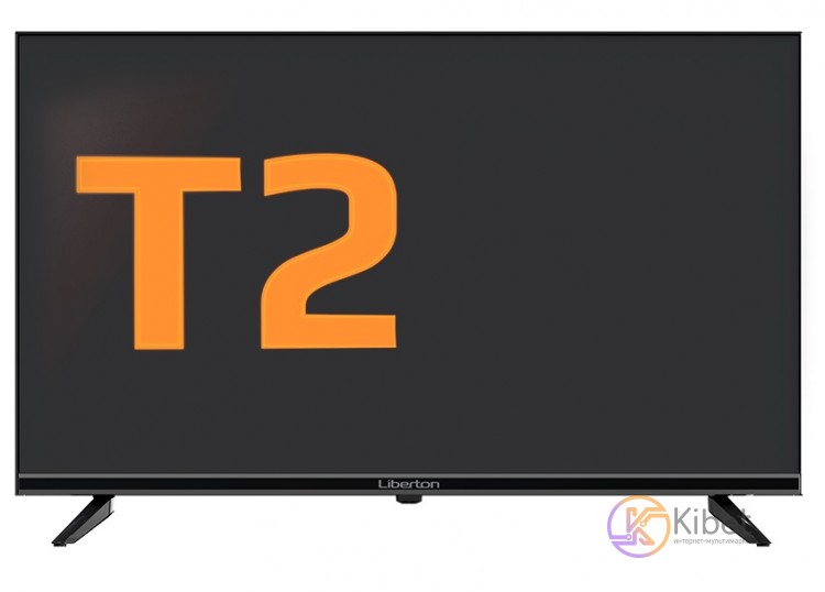 Телевизор 32' Liberton 32TP6HDT, LED, HD, 1366x768, 60 Гц, DVB-T2 С, HDMI, USB,