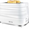Тостер Vitek VT-1575 White, 930W, 2 тоста, 2 отделения, регулировка степени подж