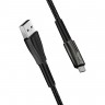 Кабель USB - micro USB 1 м ColorWay Black, 2.4A (CW-CBUM035-BK)