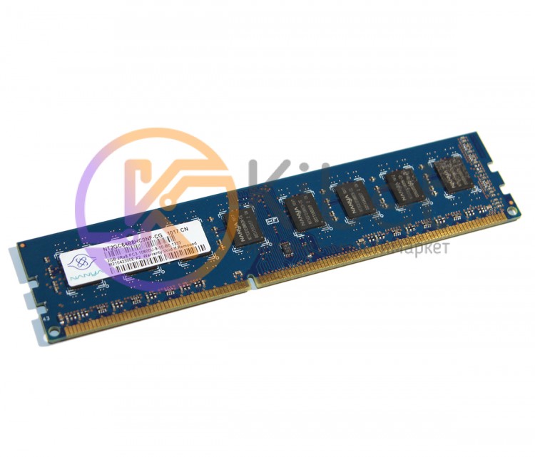 Модуль памяти 2Gb DDR3, 1333 MHz (PC3-10600), Nanya, 9-9-9-24, 1.5V (NT2GC64B8HC