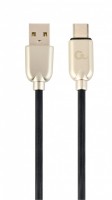 Кабель USB 2.0 - 1.0м AM Type-C Cablexpert CC-USB2R-AMCM-1M 2.1А, черный
