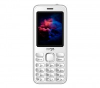 Мобильный телефон Ergo F181 Step White, 2 Sim, 1.77' (160x128 ), microSD (max 8G