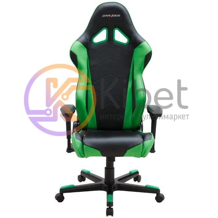 Игровое кресло DXRacer Racing OH RE0 NE Black-Green (60424)