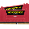 Модуль памяти 4Gb x 2 (8Gb Kit) DDR4, 2400 MHz, Corsair Vengeance LPX, Red, 16-1