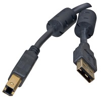 Кабель USB 2.0 - 10.0м AM BM, 2 Ферритовых фильтра