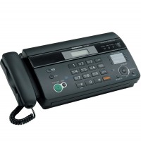 Факсимильный аппарат Panasonic KX-FT982UA-B (Черный) термобумага, АОН,Caller ID,