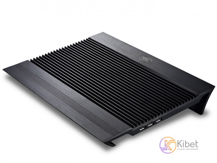 Подставка для ноутбука до 17' DeepCool N8, Black, 2x14 см вентиляторы (25.1 dB,