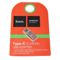 Переходник Hoco USB - Type-C, Rose Gold