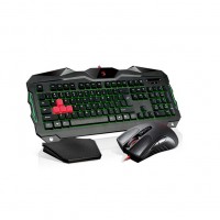 Комплект A4Tech Bloody B2100, клавиатура+мышь, чорный, USB, силиконовые клавиши