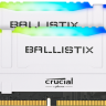 Модуль памяти 8Gb x 2 (16Gb Kit) DDR4, 3200 MHz, Crucial Ballistix RGB, White, 1