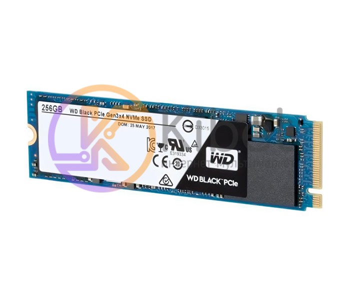Твердотельный накопитель M.2 256Gb, Western Digital Black, PCI-E 4x, TLC, 2050 7