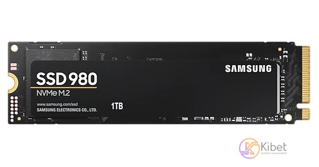 Твердотельный накопитель M.2 1Tb, Samsung 980, PCI-E 3.0 x4, MLC 3-bit V-NAND, 3
