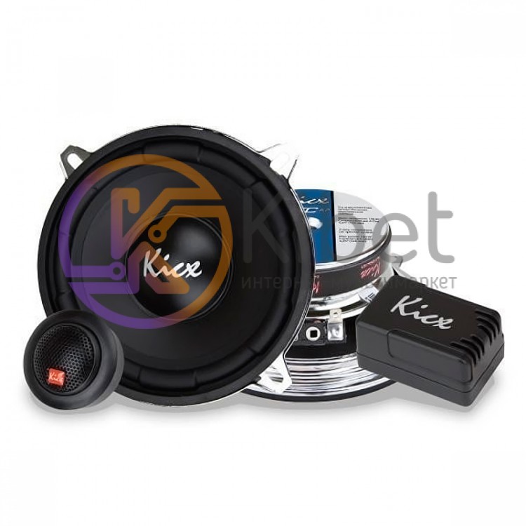 Автомобильная акустика Kicx STC 5.2 компонентная, 13 см, 2 полос, 80 Вт, 90 дБ,