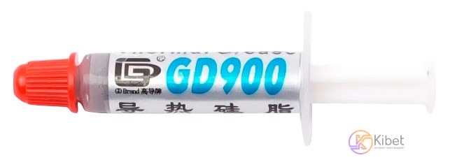 Термопаста GD900, шприц (короткий), 1 г, 4.8 Вт мК