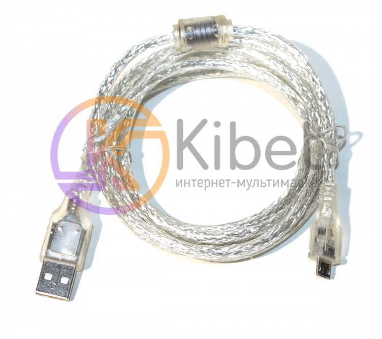 Кабель USB - micro USB 1.8 м Cablexpert Transparent, премиум (CCP-mUSB2-AMBM-6-T