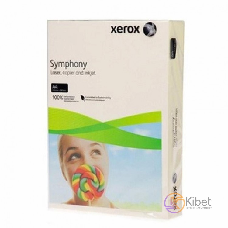 Бумага А4 Xerox Symphony, Pastel Ivory, 80 г м2, 500 листов (003R93964)