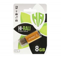 USB Флеш накопитель 8Gb Hi-Rali Stark series Gold, HI-8GBSTGD
