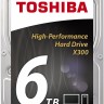 Жесткий диск 3.5' 6Tb Toshiba High-Performance X300, SATA3, 128Mb, 7200 rpm (HDW