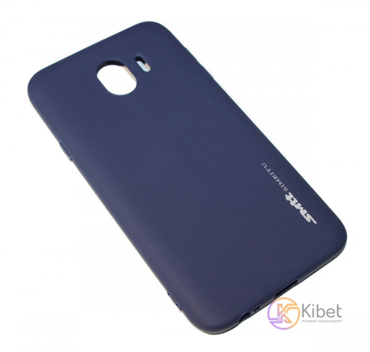 Накладка силиконовая для смартфона Samsung J400 (J4 2018), SMTT matte, Dark blue