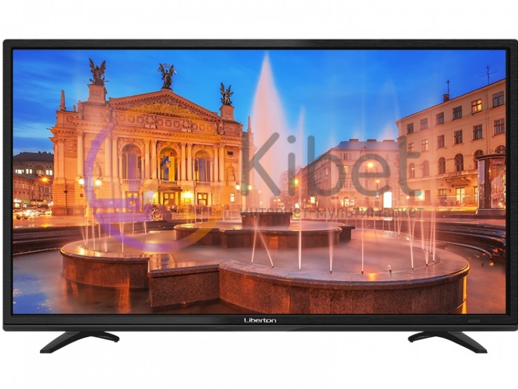 Телевизор 39' Liberton 39AS1HDTA1 LED HD 1366x768, 60 Гц, Smart-TV, DVB-T2 C, 3x