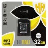 Карта памяти microSDHC, 32Gb, Class10 UHS-3, Hi-Rali, SD адаптер (HI-32GBSD10U3-