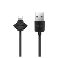 Кабель USB - Lightning, Hoco Showy, 1 m, Black, (X17)