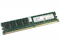 Модуль памяти 2Gb DDR2, 800 MHz (PC6400), Crucial, CL6 (CT25664AA800)