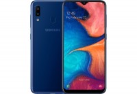 Смартфон Samsung Galaxy A20 (A205) Blue, 2 NanoSim, сенсорный емкостный 6,2' (15