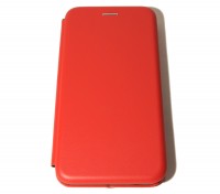 Чехол-книжка кожаная для Xiaomi Redmi 5 Plus, Red