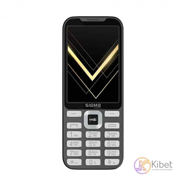 Мобильный телефон Sigma X-Style 35 Screen grey, 2 Sim, дисплей 3.5' цветной (320